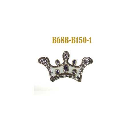 Мысик с пайетками черный/золото B68B-B150-1