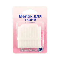 Мелок для ткани c точилкой в пластиковом корпусе Hemline 246 (5 шт)